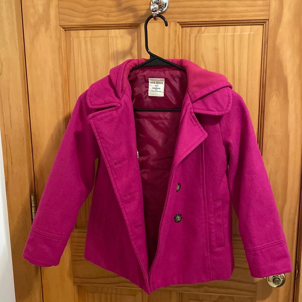 Size 8 double breasted wool coat